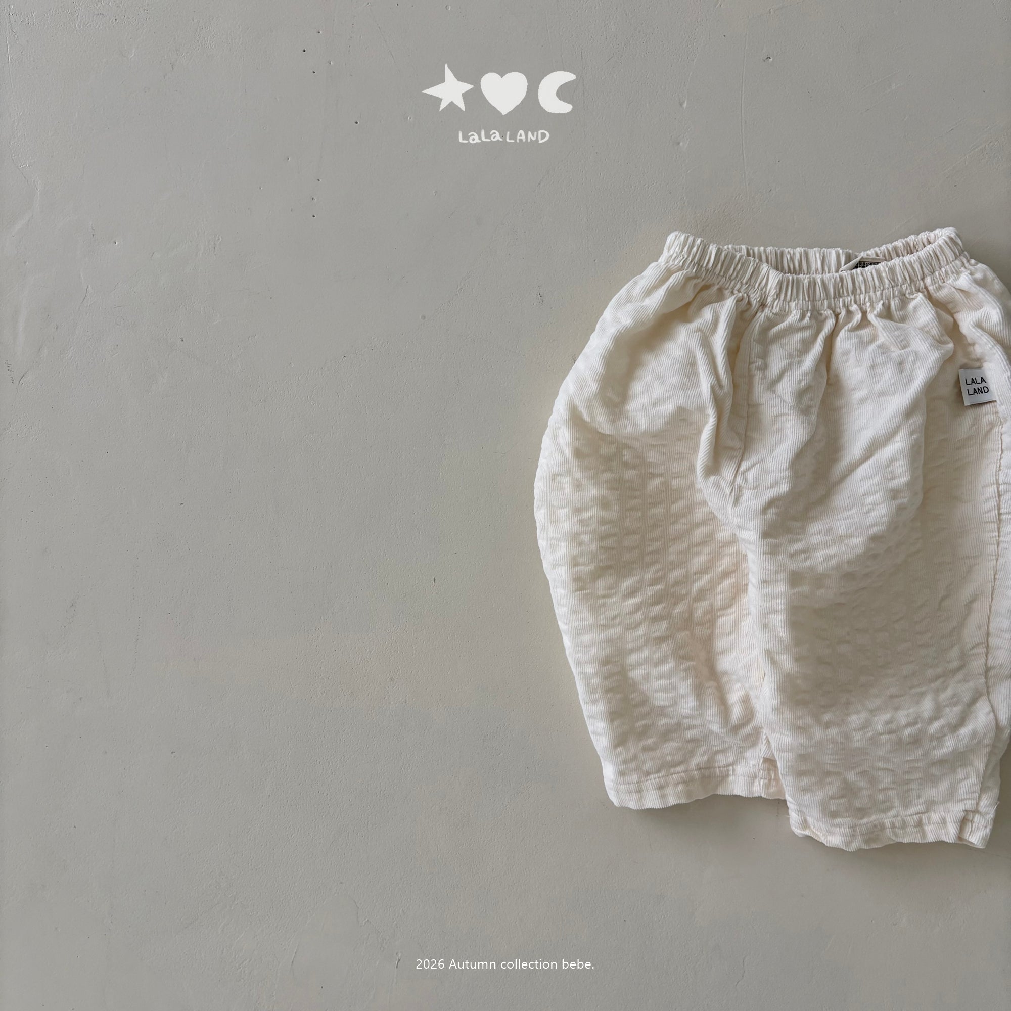 ［Lala land］Embossing pants