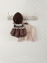 Mellow rib puff tops