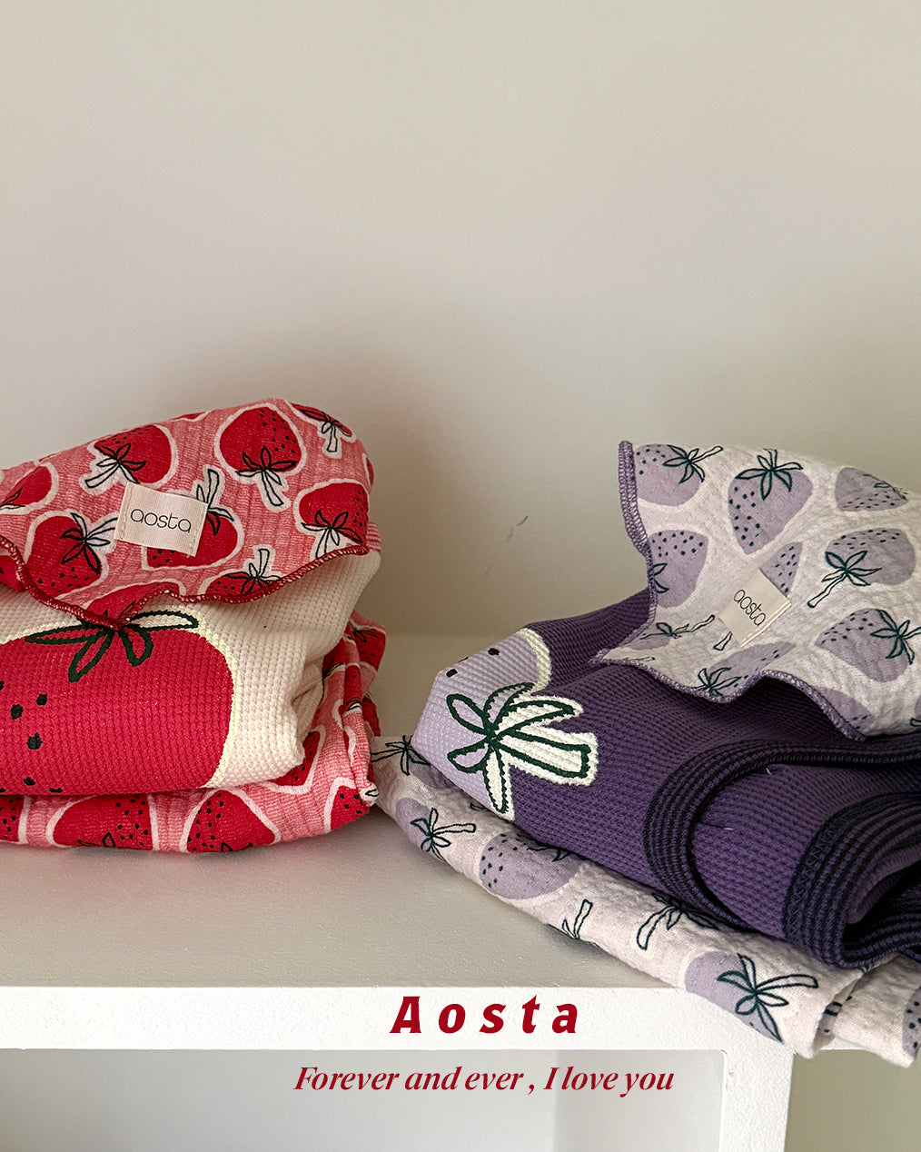 ［Aosta］Strawberry Scarf