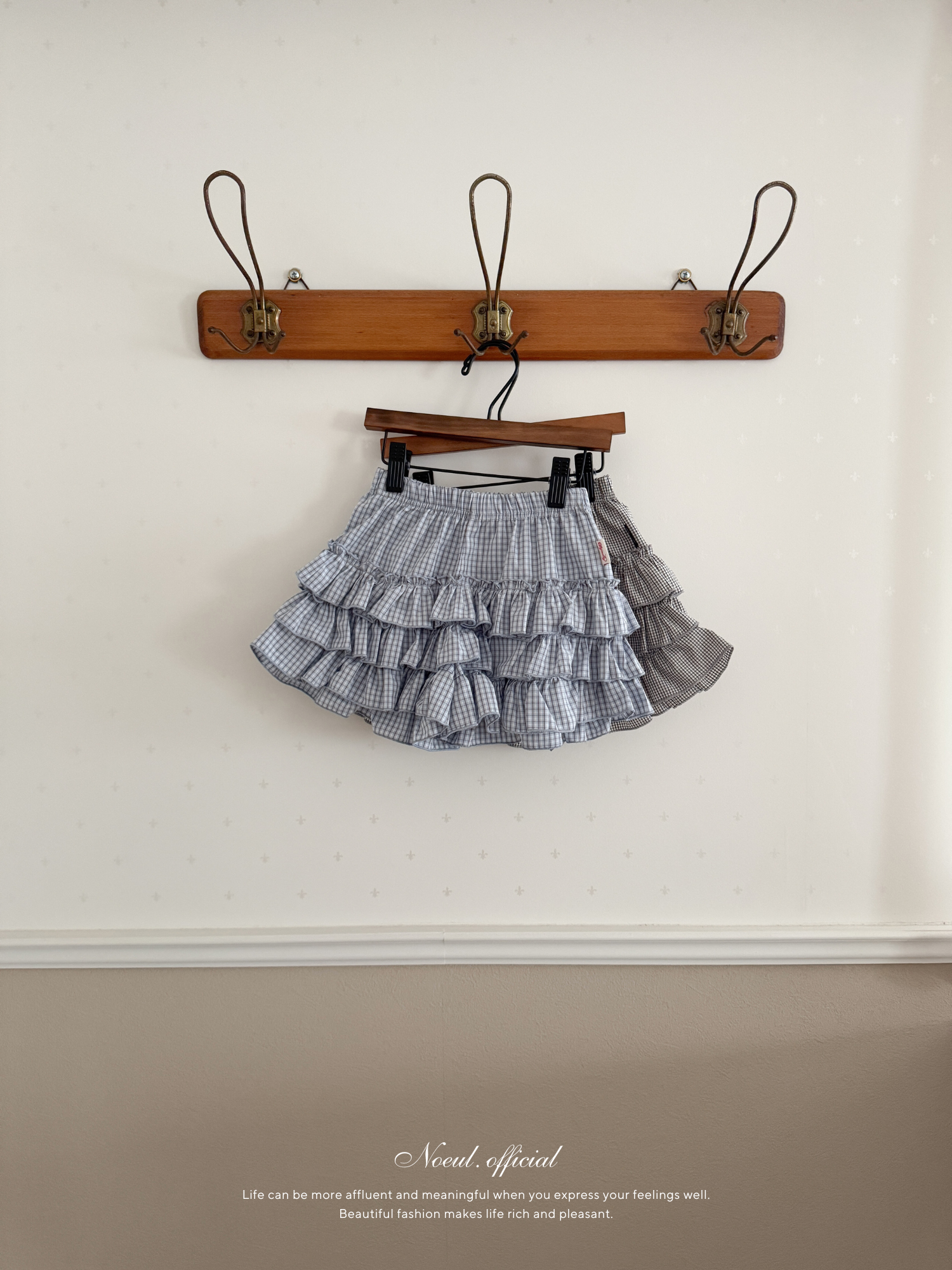 Lulu check cancan pants