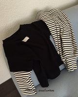 ［Aosta］Crayon Layered Tee
