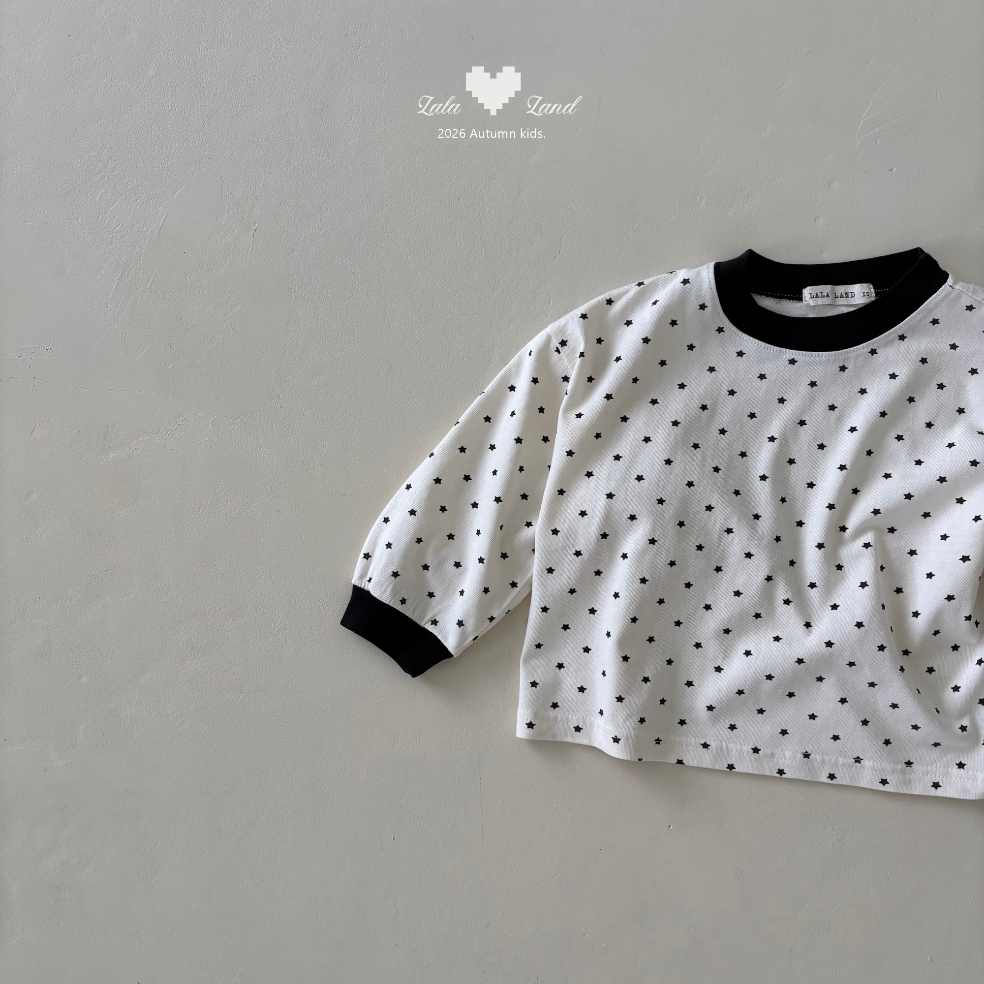 ［Lala land］Mix star tee