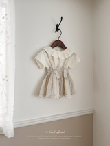 Bisou collar blouse