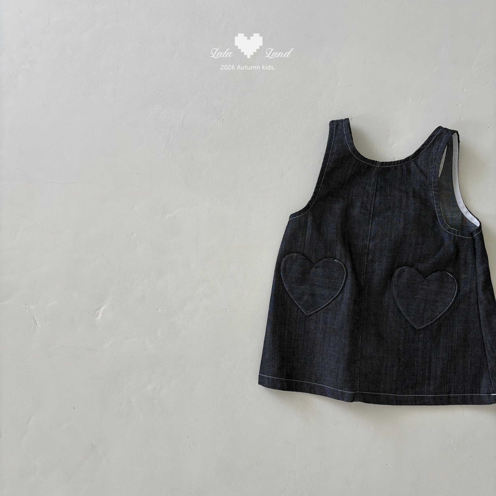 ［Lala land］Heart pocket pants