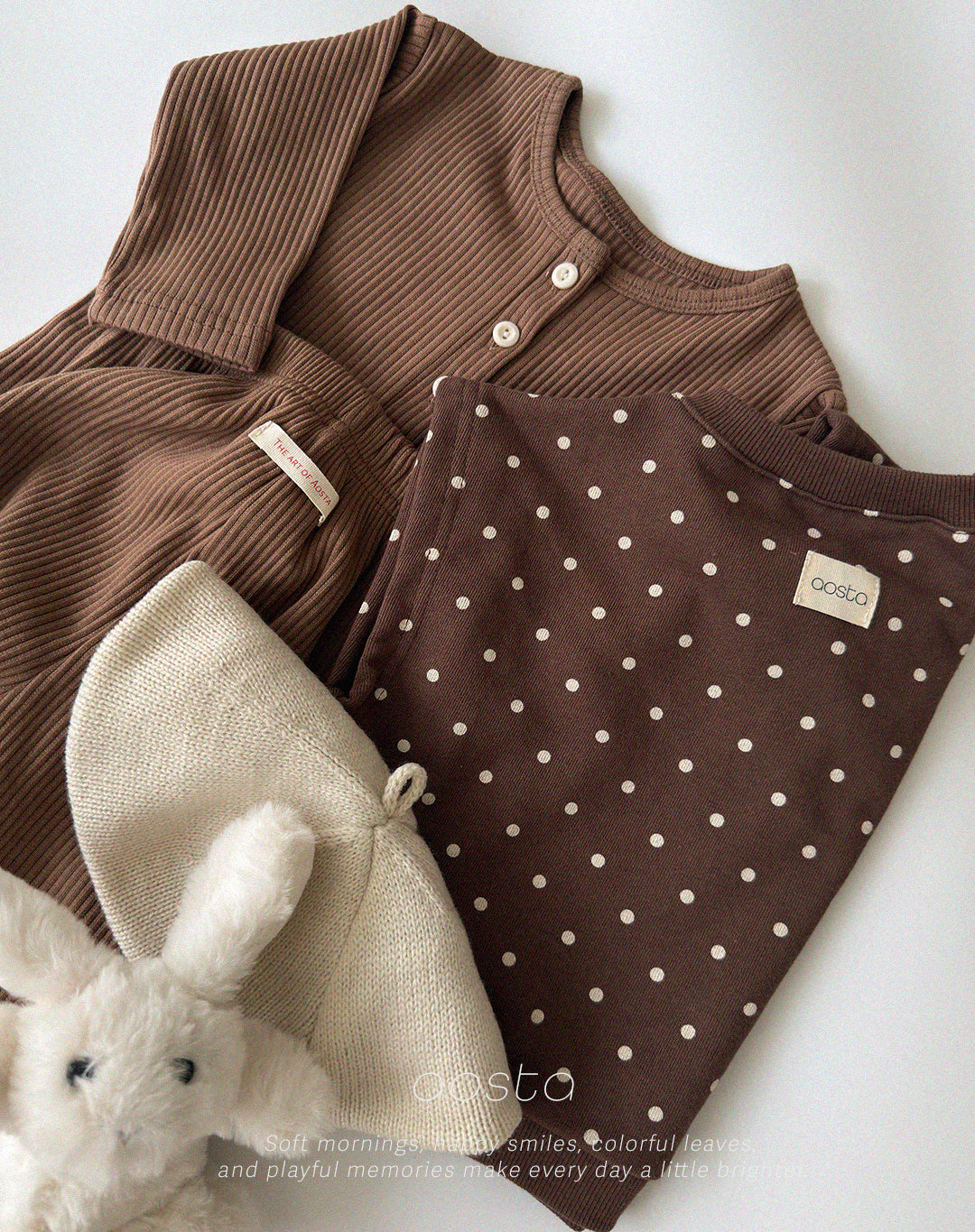 ［Aosta］Butter Button Tee
