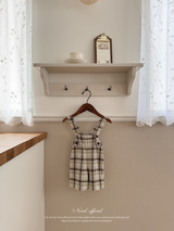 Miserable check suspender pants