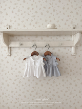 Layered ribbon frill one-piece (baby)