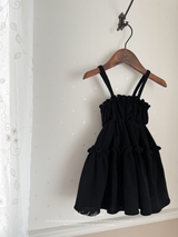 Shirring flare one-piece