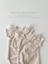 Rudy lace newborn rompers