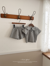 Mini check short pants