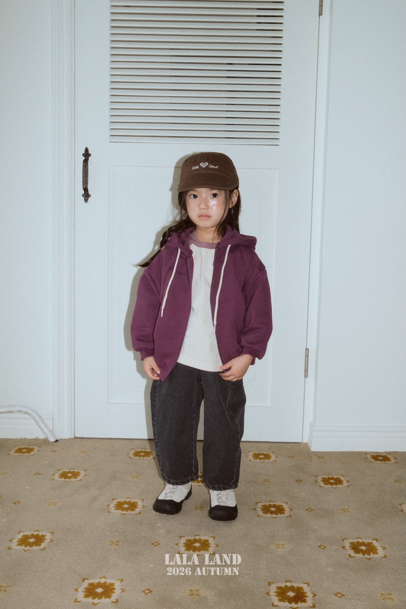 ［Lala land］Beans hood zip up