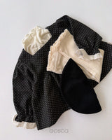 ［Aosta］Milk Dot Blouse