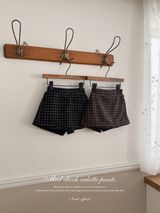 Miel check culotte pants