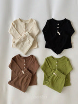 ［Aosta］Butter Button Tee