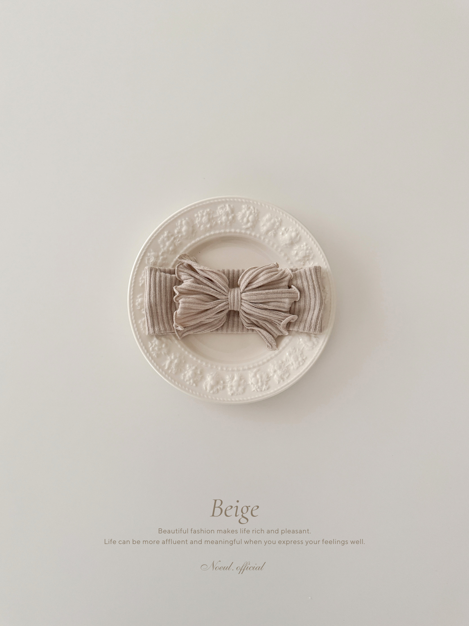 Frill ribbon hair band
