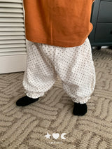 ［Lala land］Dot sausage pants