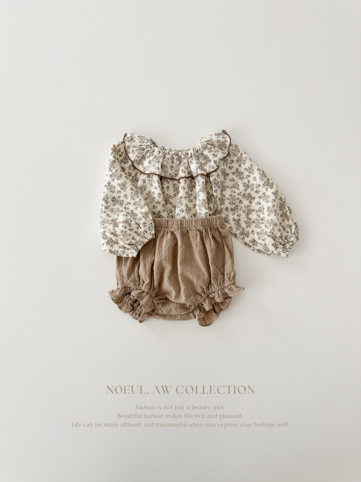 *Noeul.made* Muffin frill bloomer