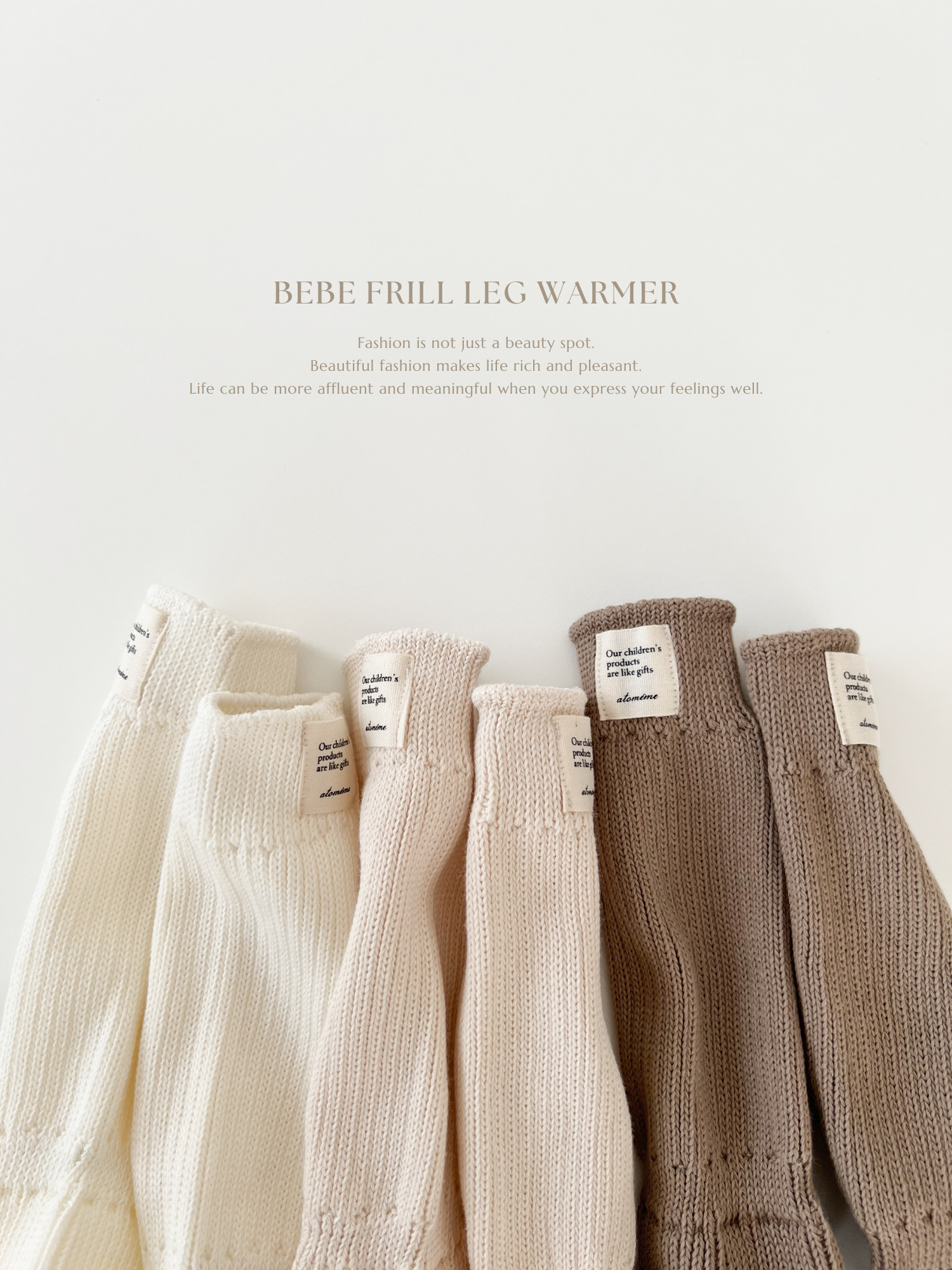 Bebe frill leg warmer