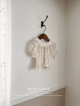 Flower frill blouse (baby & kids)