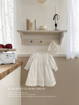 Petit pintuck bebe dress