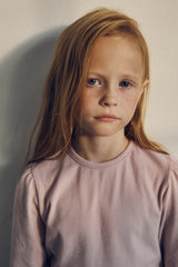 ［inné］Soft long tee (dusty pink)