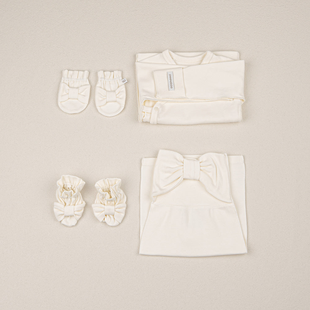 ［peekaboo］Ribbon newborn socks