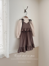 ［Anne shirley × Noeul.］Canelé check one-piece