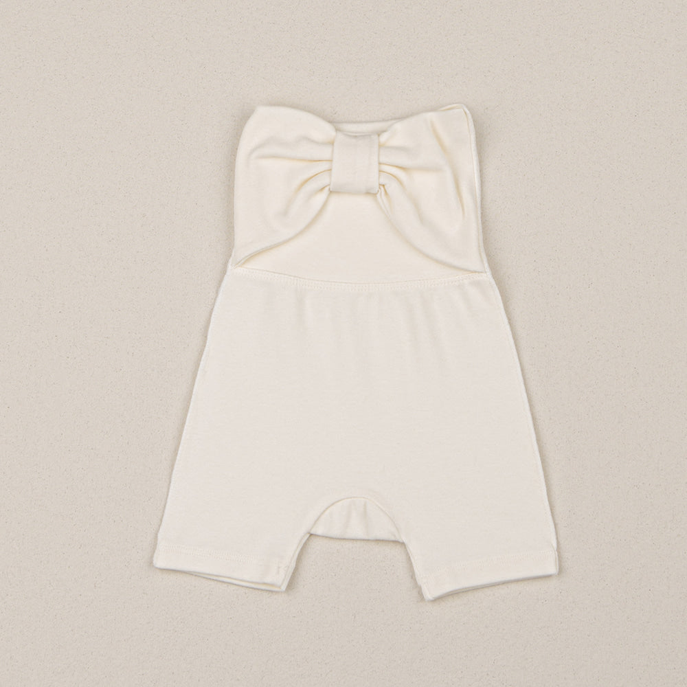 ［peekaboo］Ribbon newborn set (short sleeve)