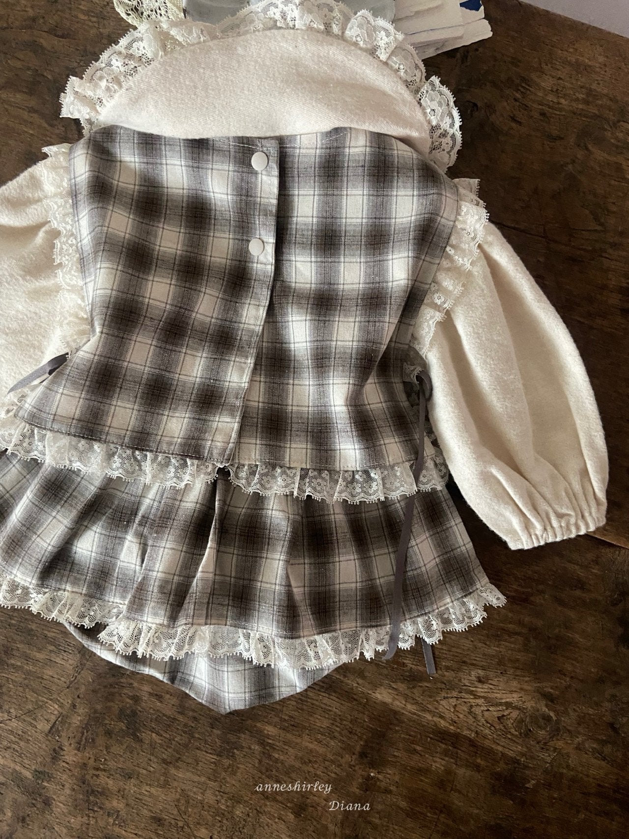 ［Anne shirley］Benny bloomer skirt (check)