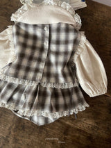 ［Anne shirley］Benny bloomer skirt (check)