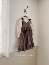 ［Anne shirley × Noeul.］Canelé check one-piece