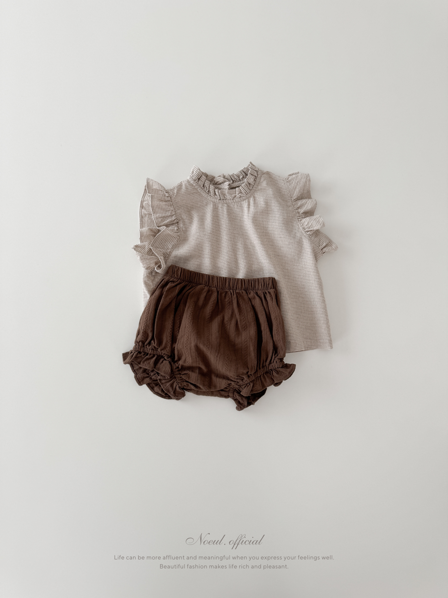 *Noeul.made* Muffin frill bloomer