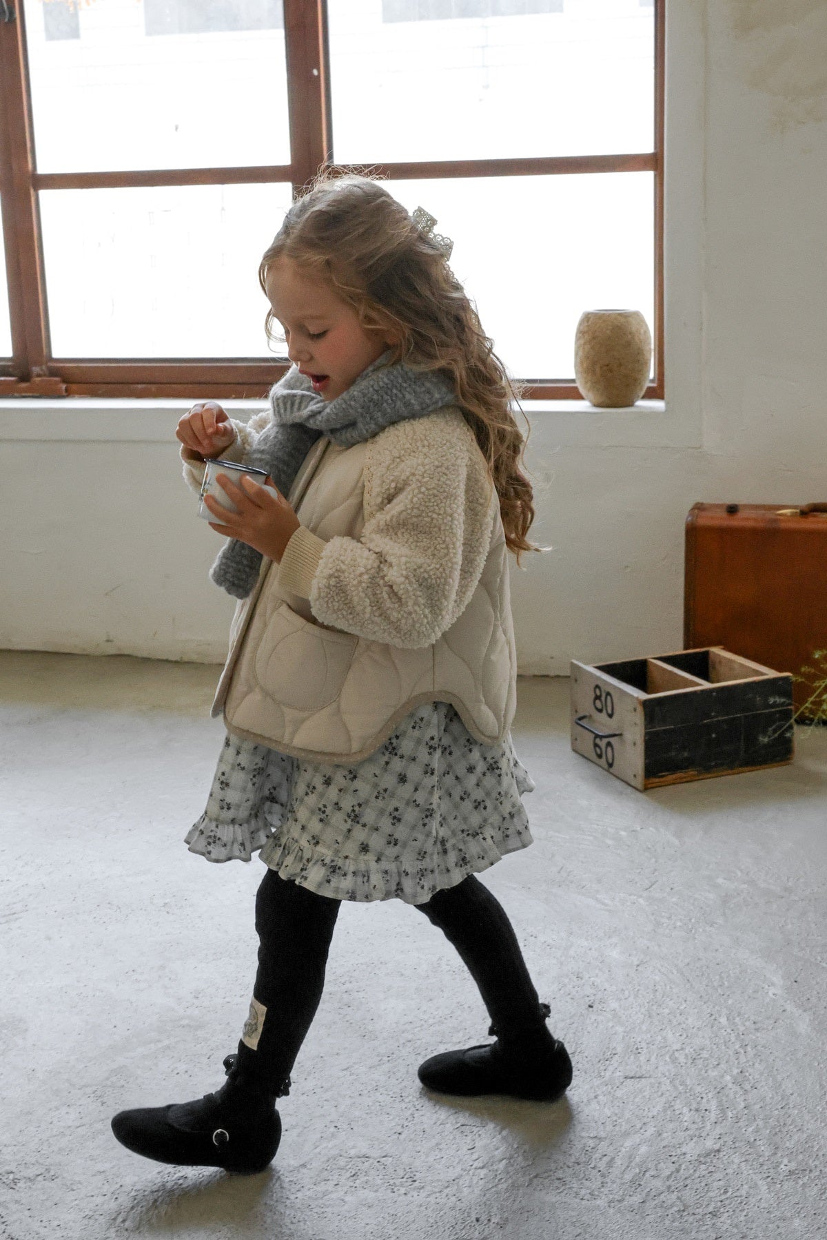 [FLO] Noel quilted jumper