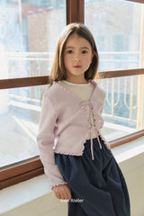 ［mon Atelier］Roem frill cardigan