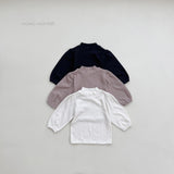 ［mimi market］Puff half neck tee