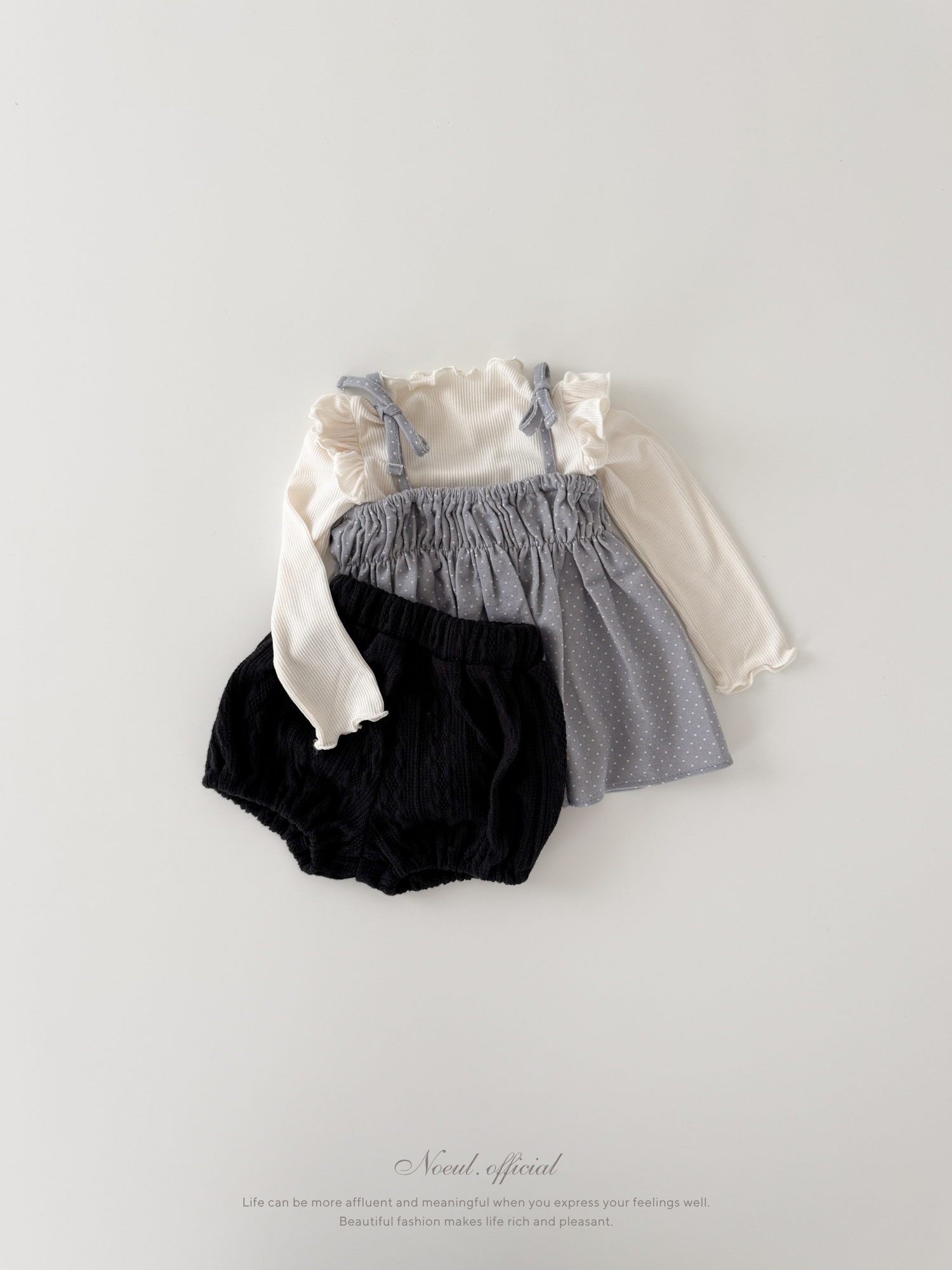 Ribbed Frill Tee