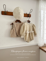 ［Anne shirley × Noeul.］Chanpagne flower rompers
