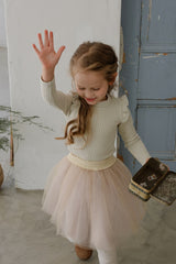 [FLO] Lemonde frill rib tops