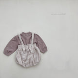 ［mimi market］Puff half neck tee