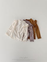 Ribbed Frill Tee