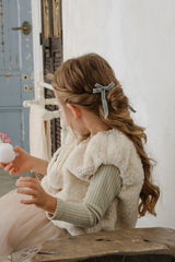[FLO] Lemonde frill rib tops