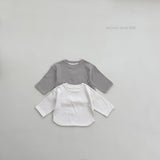 ［mimi market］Waffle round tee
