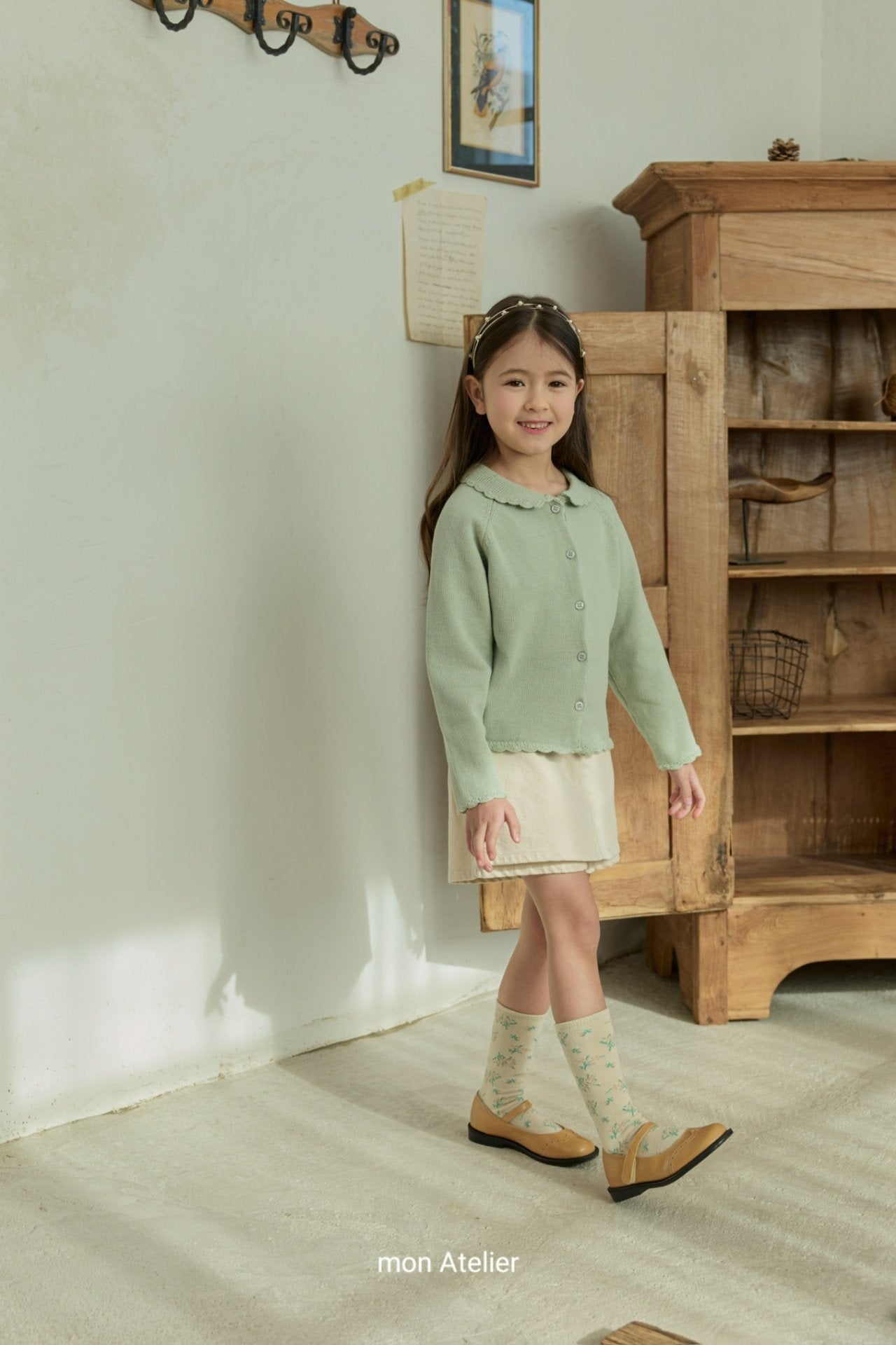 ［mon Atelier］Roro knit cardigan