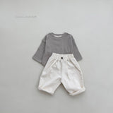 ［mimi market］Waffle round tee