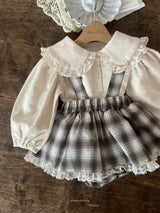 ［Anne shirley］Benny bloomer skirt (check)