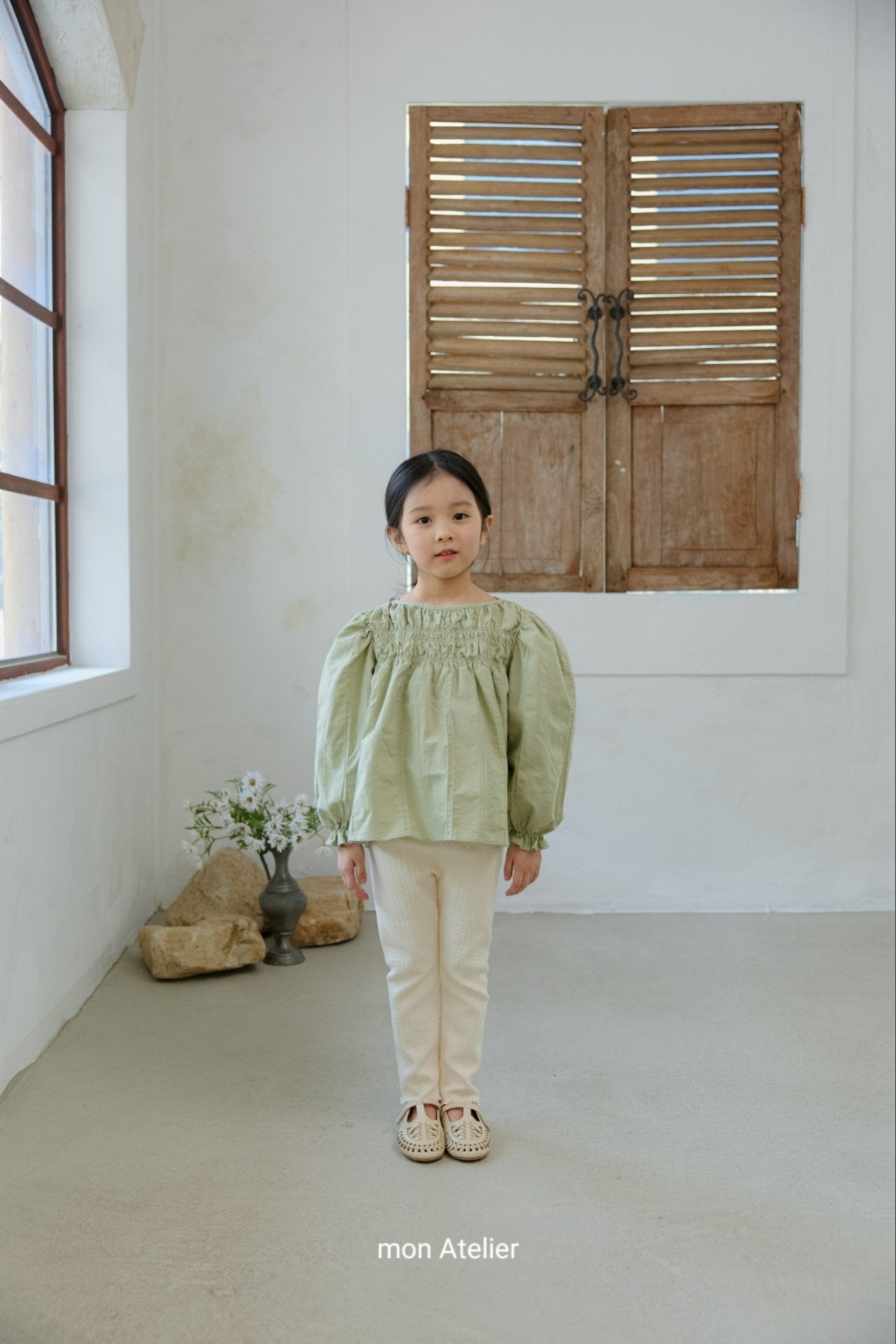 ［mon Atelier］Jacquard leggings