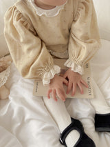 ［Anne shirley × Noeul.］Chanpagne flower rompers