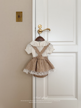 Lilly flower supender skirt