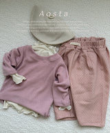 ［Aosta］Milk Dot Pants
