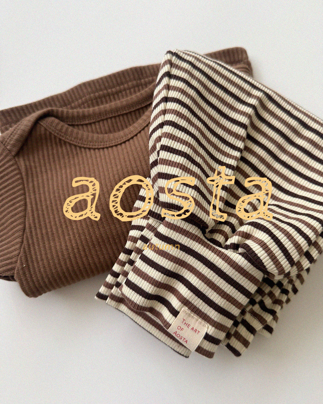 ［Aosta］Crayon Stripe Pants